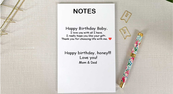 custom notes