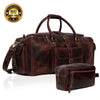 Roosevelt Leather Duffle Combo