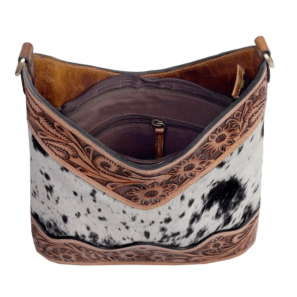 SAC BANDOULIÈRE EN CUIR GRAVÉ