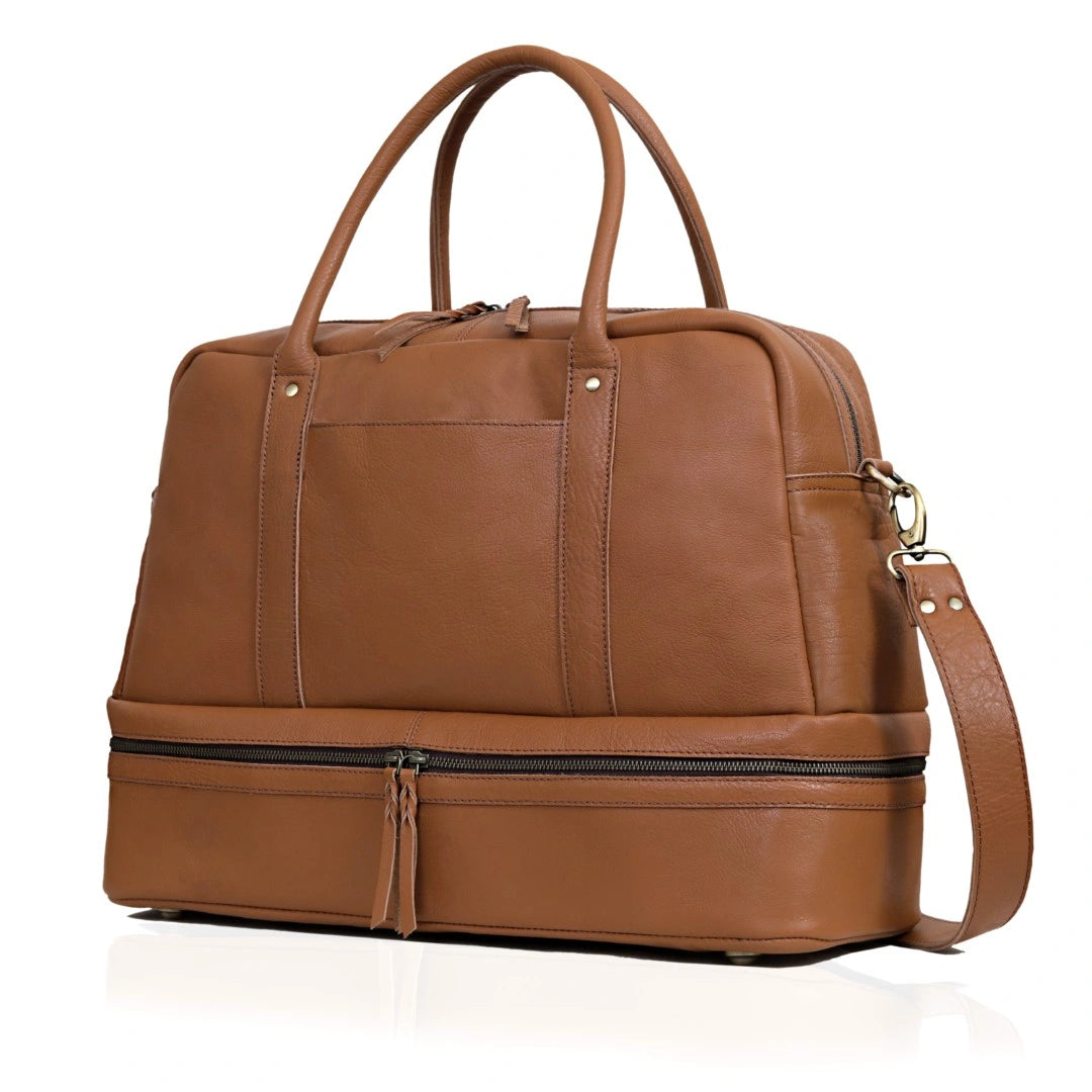 WOMEN STYLO DUFFEL - BROWN