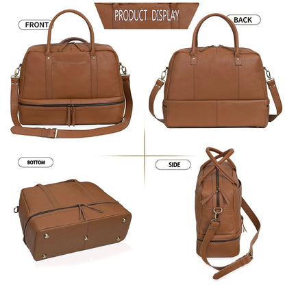 WOMEN STYLO DUFFEL - BROWN
