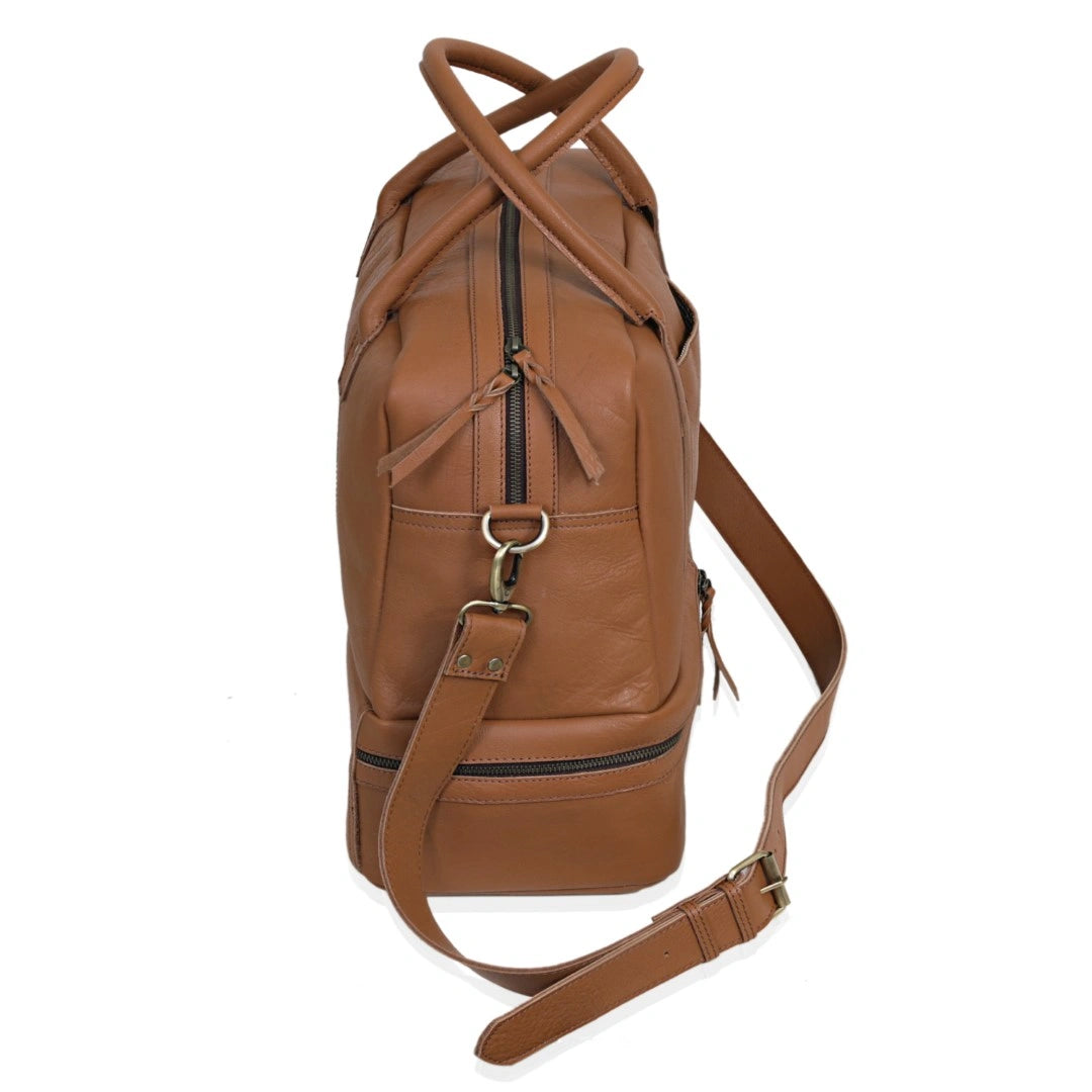 WOMEN STYLO DUFFEL - BROWN