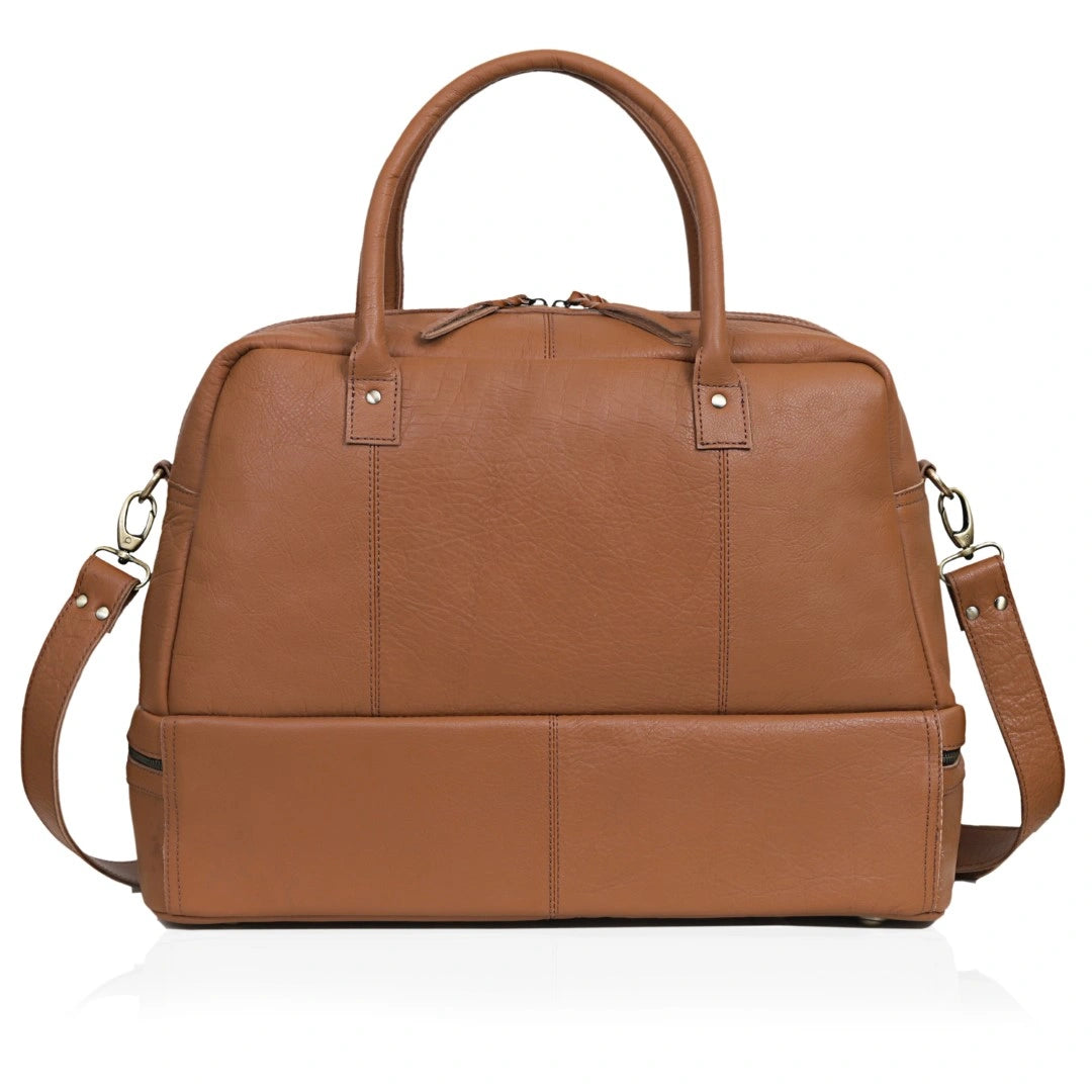 WOMEN STYLO DUFFEL - BROWN