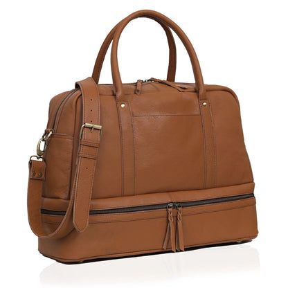 WOMEN STYLO DUFFEL - BROWN