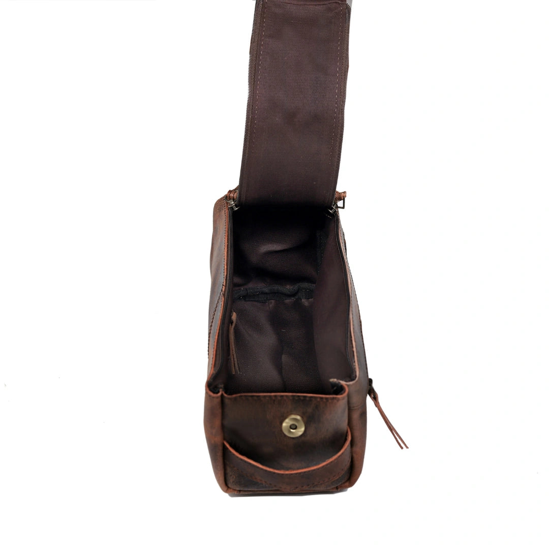 REISETASCHE „VINTAGE VOYAGER“ AUS LEDER