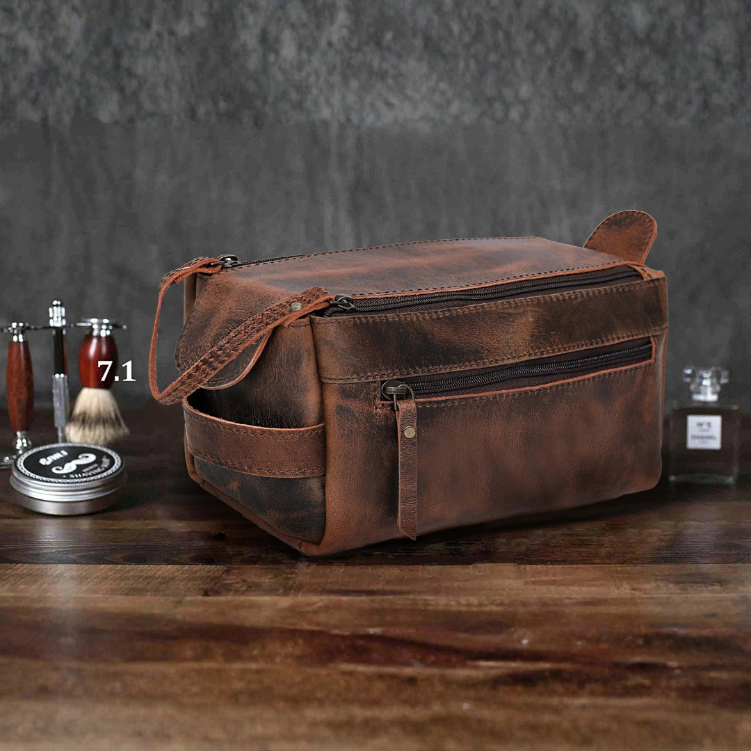 REISETASCHE „VINTAGE VOYAGER“ AUS LEDER