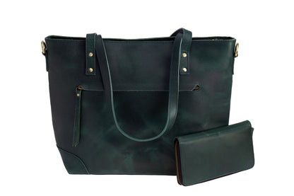 Portland BUFFALO LEATHER TOTE BAG