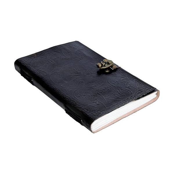 Grand carnet de notes en cuir Yukon Arbre de vie