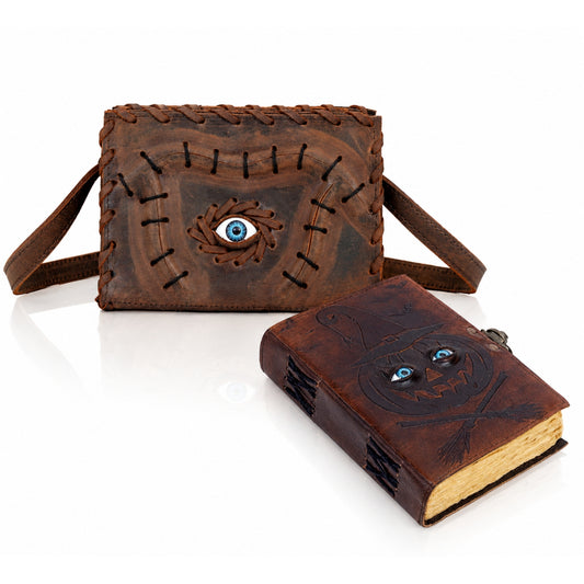 Halloween Hocus Pocus Leather Bag and Journal combo