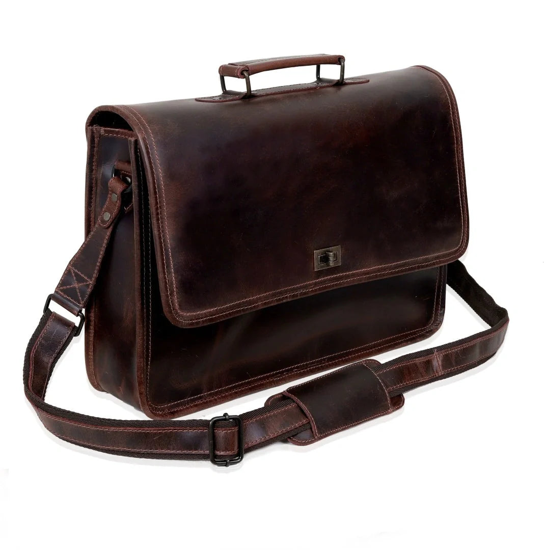 LAPTOPTASCHE „PARKER“ AUS LEDER