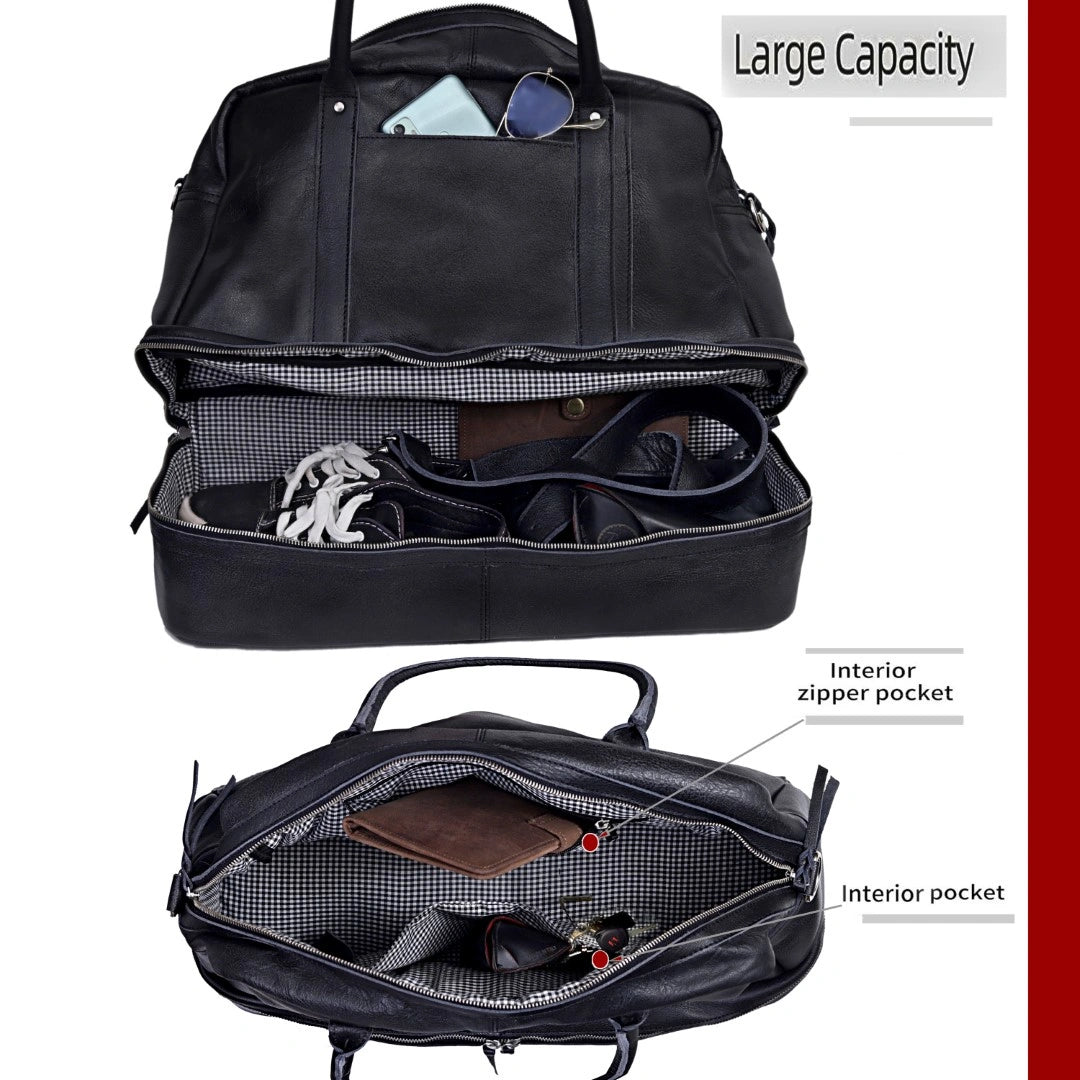 WOMEN STYLO DUFFEL - BLACK